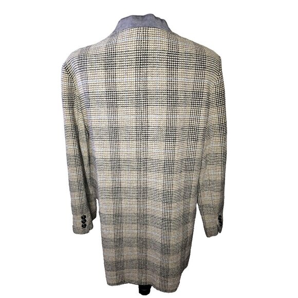 Harve Benard by Benard Holtzman Wool Plaid Womens Size 14 Lined Jacket Twead - Picture 7 of 11